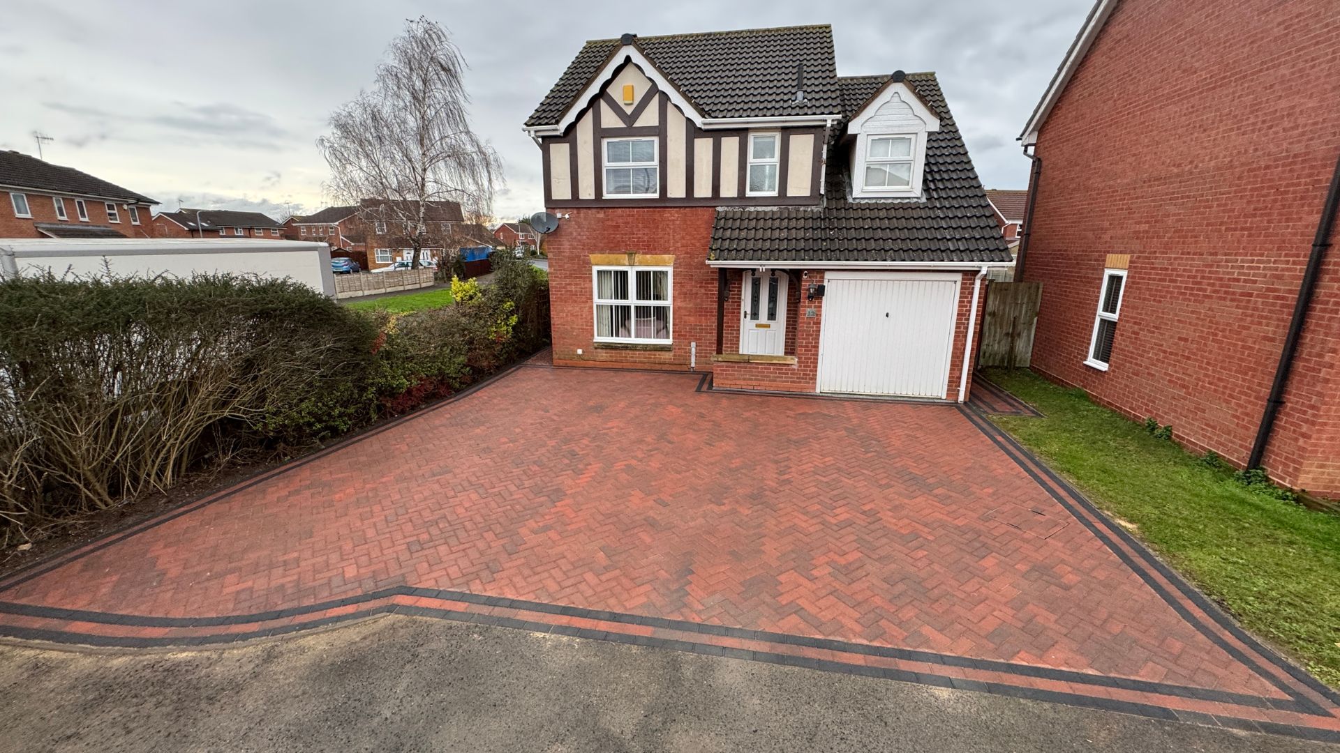 Block Paving Driveway. Evesham