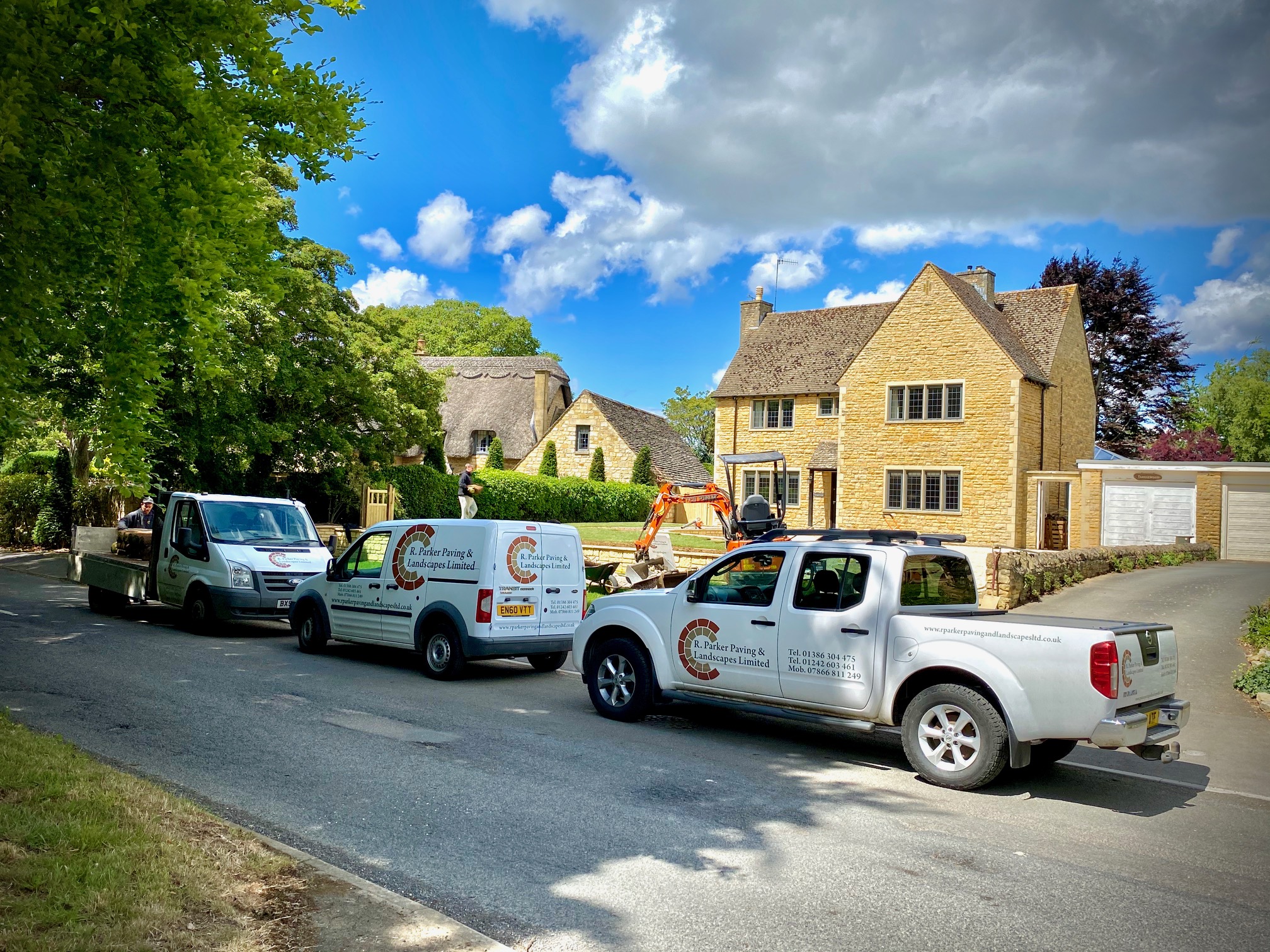Garden transformation by R Parker Landscaping Worcestershire